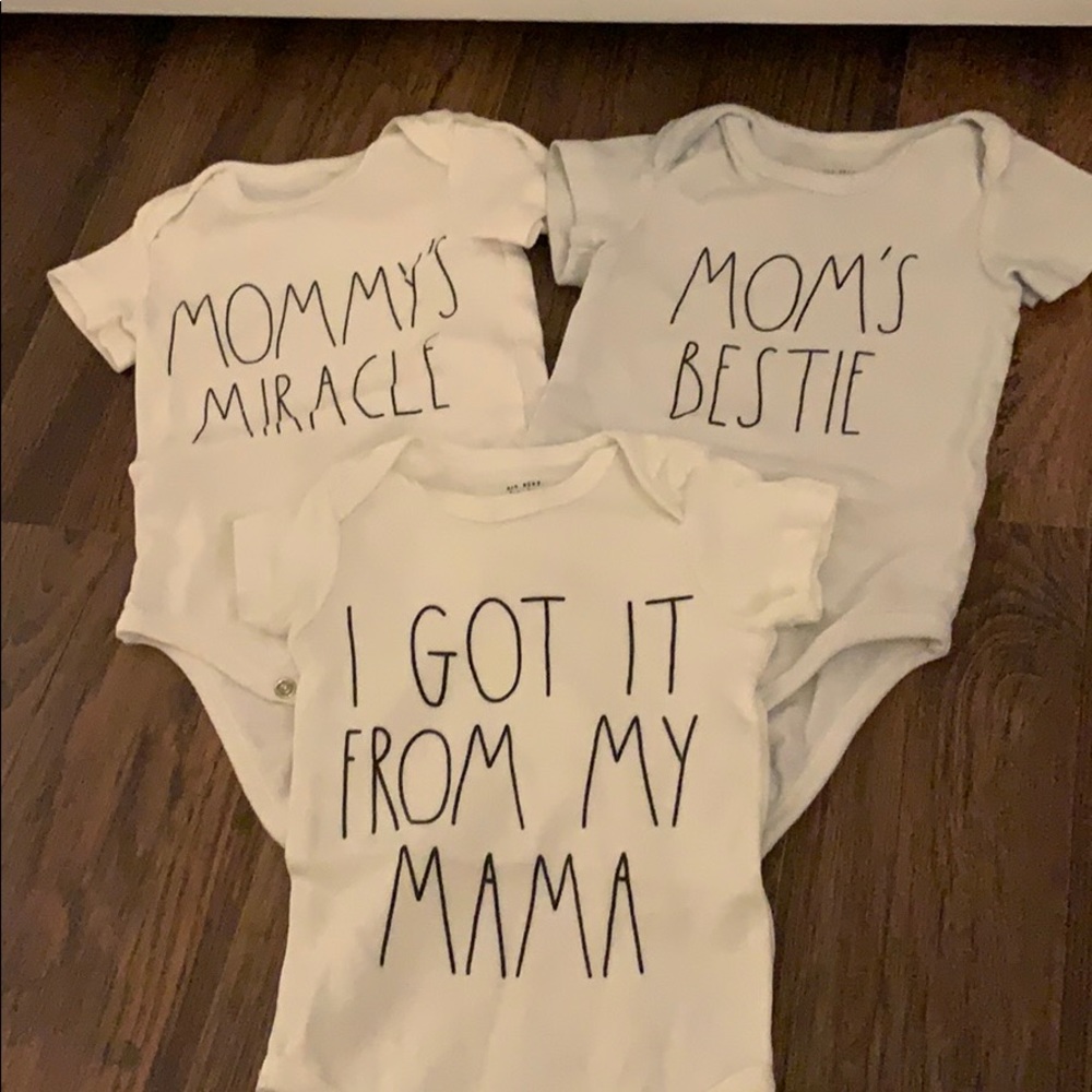 Rae Dunn onesies